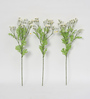 White Fabric Daisy Stick Artificial Flowers