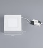 White 6 Watts LED Plastic Square Panel Light