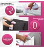 White Portable Garment Steamer with Water Tank & Fabric Brush