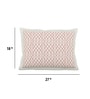 White Geometric 300TC Cotton 27 x 18 Inches Pillow Covers (Set of 2)