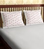 White Traditional 300TC Cotton 27 x 18 Inches Pillow Covers (Set of 2)