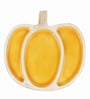 White Pumpkin-Shaped Acacia Wood  Appetizer Platter