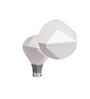 Layton White Plastic Gate Light