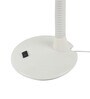 White Pvc Shade Study Lamp With White Base