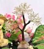 White Quartz Stone Fortune Tree Showpiece