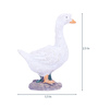 White Resin Ducks Artificial Bird & Animal