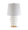 White Resin Opal Grandeur table lamp