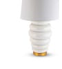 White Resin Opal Grandeur table lamp