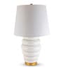 White Resin Opal Grandeur table lamp