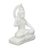 White Resin Sitting Shiva Idol