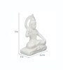White Resin Sitting Shiva Idol