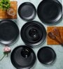 White Ringer   Melamine 18 Pcs Dinner Sets