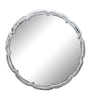 White Round Metal Wall Hanging Mirror