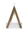 White Round Metal Wall Hanging Mirror