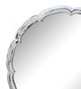 White Round Metal Wall Hanging Mirror