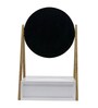 White Round Metal Wall Hanging Mirror