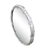 White Round Metal Wall Hanging Mirror