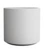 White Round Shaped Polymer Planter