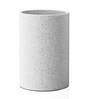 White Round ShapedMarble Polymer Planter