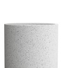White Round ShapedMarble Polymer Planter