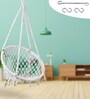 Round Fabric Swing in White Colour Round Fabric Swing in White Colour