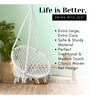Round Fabric Swing in White Colour Round Fabric Swing in White Colour