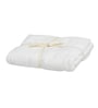 White Sancha Pile Cotton Medium Towel-500 Gsm