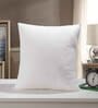 White Satin Solid 12x12 inches Cushion Inserts (1Pc)