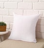 White Satin Solid 12x12 inches Cushion Inserts (1Pc)