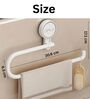 White Self Adhesive Towel Holder