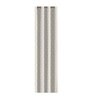 Linen Cord White Semisheer Polycotton 7 Feet Eyelet Door Curtain