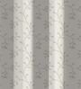 Linen Cord White Semisheer Polycotton 7 Feet Eyelet Door Curtain