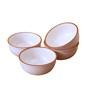 White Matt (Set of 10) Large Serving Bowl- 600ml; Small Serving Bowl- 500ml; Dinner Bowl- 150ml Ceramic Dinner Set