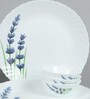English Lavender Opalware Dinner Set