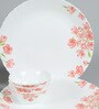 Diva Aster Pink Opalware Dinner Set