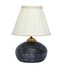 White Shade Table Lamp With Terracotta Base