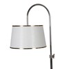 White Shade Floor Lamp With Wood Base
