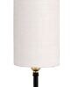 Palermo White Jute Shade Table Lamp With Iron Base