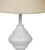 Brown Shade Table Lamp With Metal Base