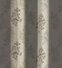 Country Side Brown Sheer Polycotton 5 Feet Eyelet Window Curtain