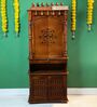 White Sheesham & MDF Wooden Temple in Home & Office