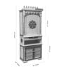 White Sheesham & MDF Wooden Temple in Home & Office
