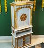 White Sheesham & MDF Wooden Temple in Home & Office