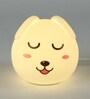 White Silicone Clap The Lamp Induction LED Night Lamp