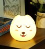 White Silicone Clap The Lamp Induction LED Night Lamp
