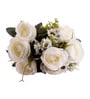 White Silk Rose Silk Bunch Single Stem Flower