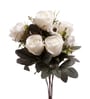 White Silk Rose Silk Bunch Single Stem Flower