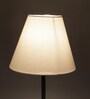 Pisa White Cotton Fabric Solid Lampshade