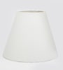 Pisa White Cotton Fabric Solid Lampshade