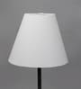 Pisa White Cotton Fabric Solid Lampshade